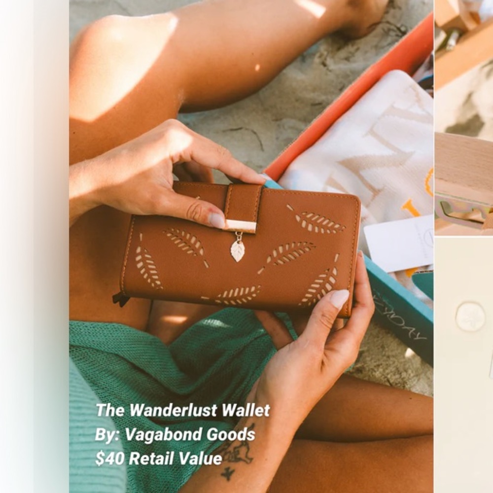 Beachly Exclusive The Wanderlust Wallet